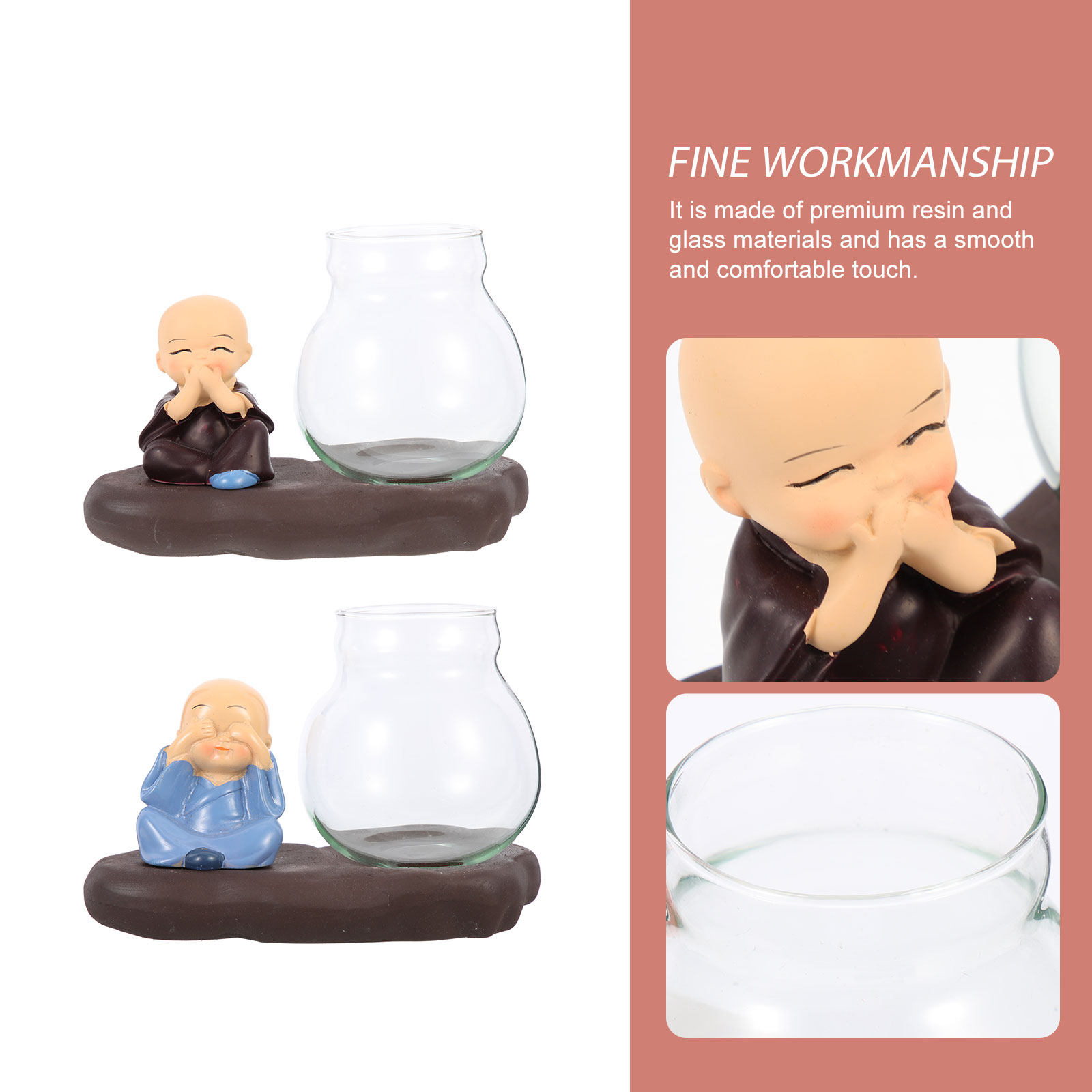 2Pcs Resin Flower Vase Hydropo - огляд і ціна Propagation Station Vase