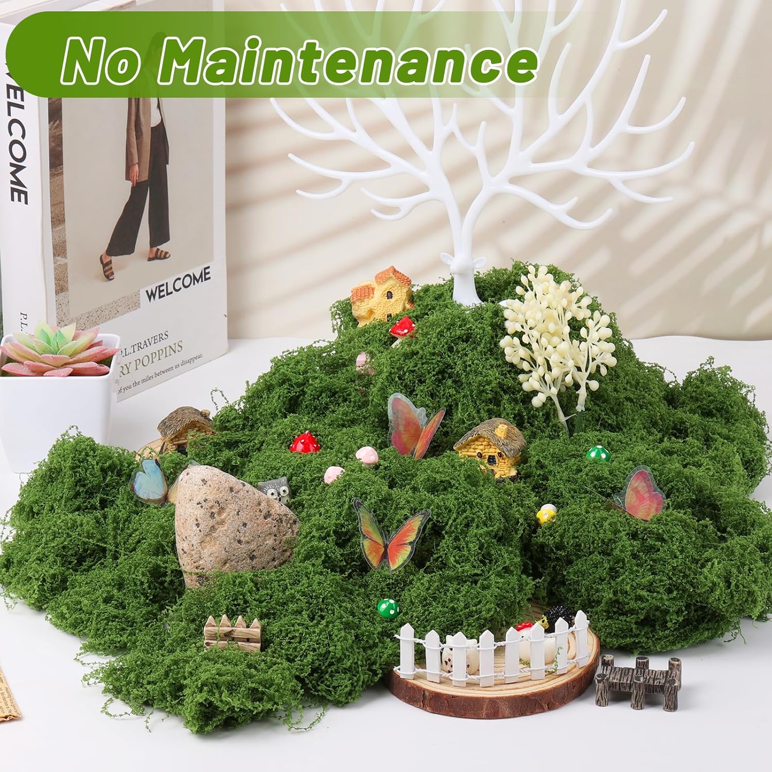 30/50/100g Green Fake Moss DIY - огляд і ціна Sphagnum Moss Dry