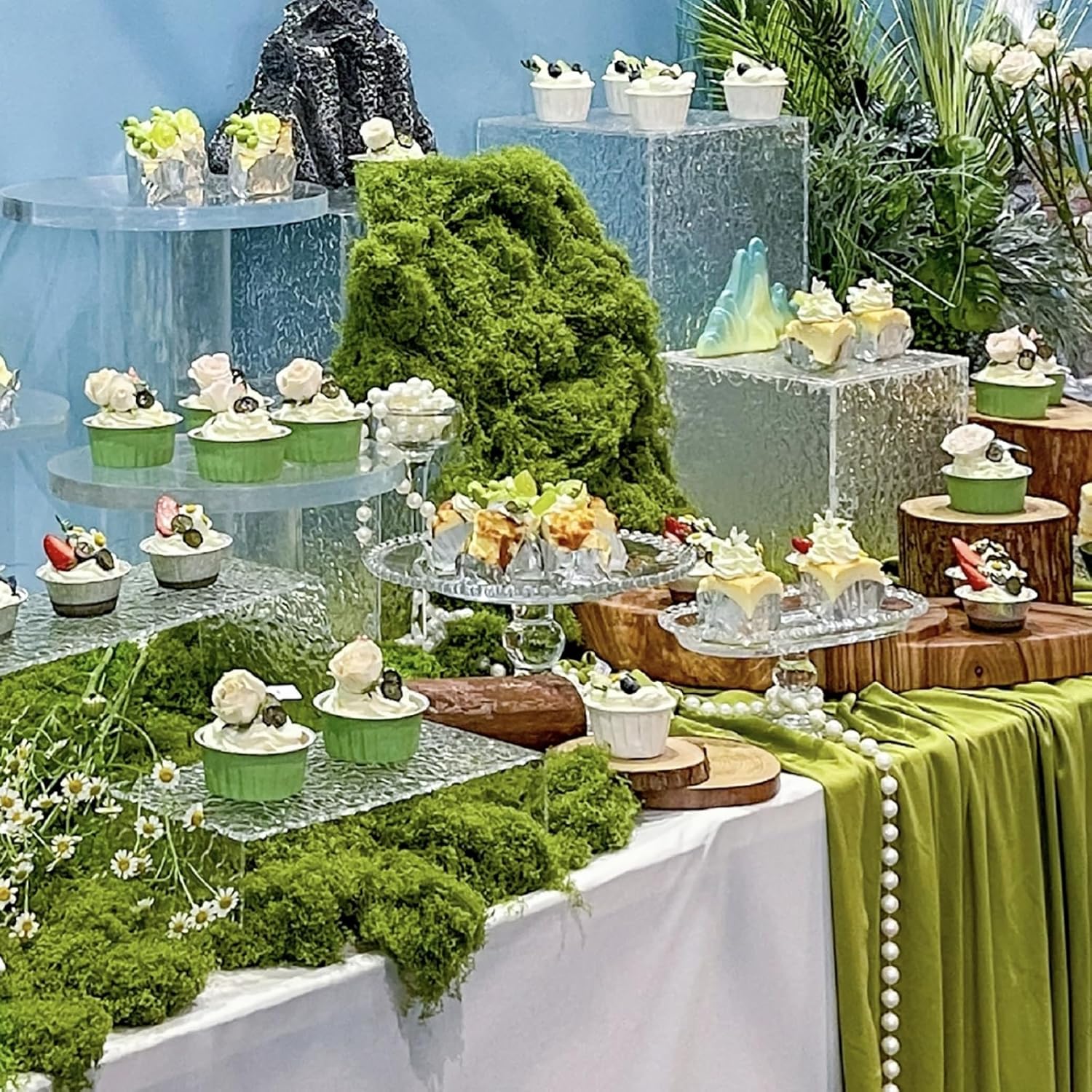 30/50/100g Green Fake Moss DIY - огляд і ціна Sphagnum Moss Dry